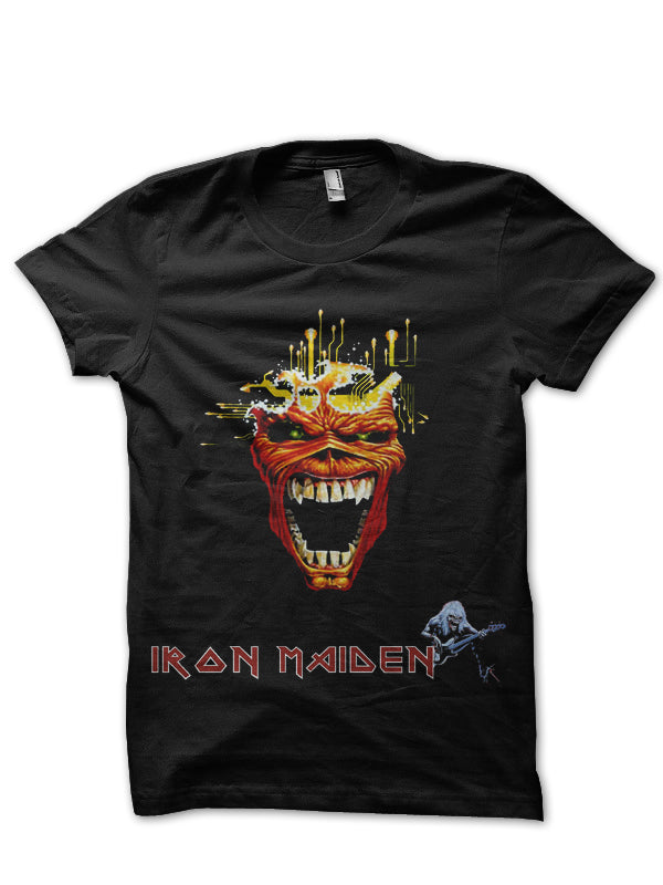Iron Maiden Cristina Black T-Shirt Hoodie, Sweatshirt | PureTeeCo.com
