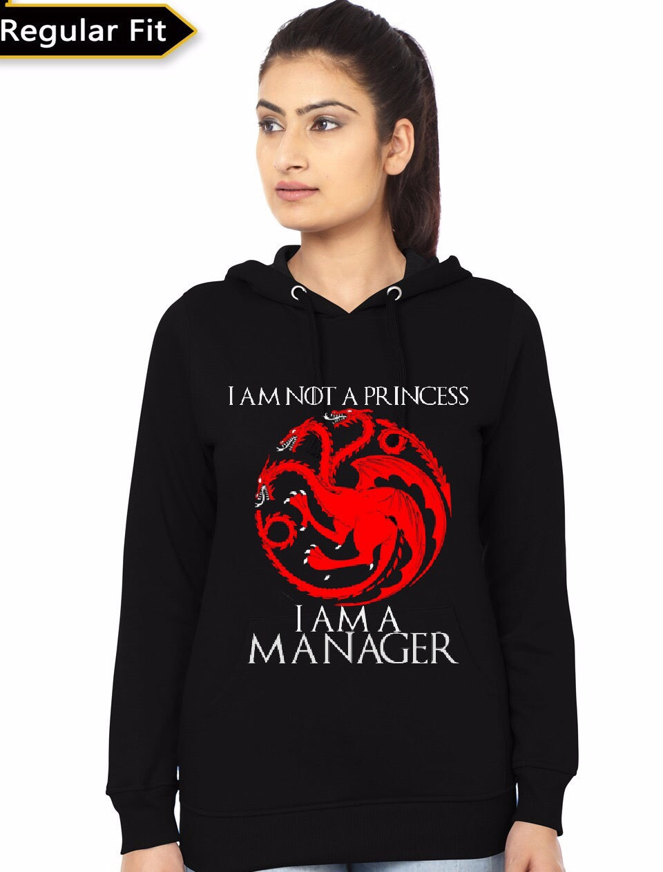 I Am Manager Black Girlâ€™s Hoodie T-Shirts, Sweatshirt | PureTeeCo.com