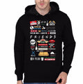 Friends Black Hooded Sweatshirt T-Shirts, Hoodie | PureTeeCo.com