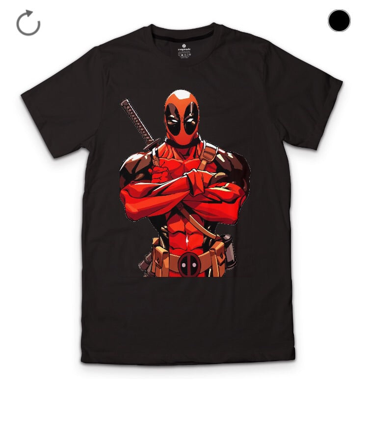 Deadpool Black T-Shirt Style022 Hoodie, Sweatshirt | PureTeeCo.com
