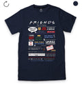 Freinds Navy Blue T-Shirt Hoodie, Sweatshirt | PureTeeCo.com
