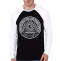 Illuminati Raglan T-Shirt Hoodie, Sweatshirt | PureTeeCo.com