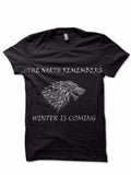 Winter Is Coming Black Tee Style001 Hoodie, Sweatshirt | PureTeeCo.com