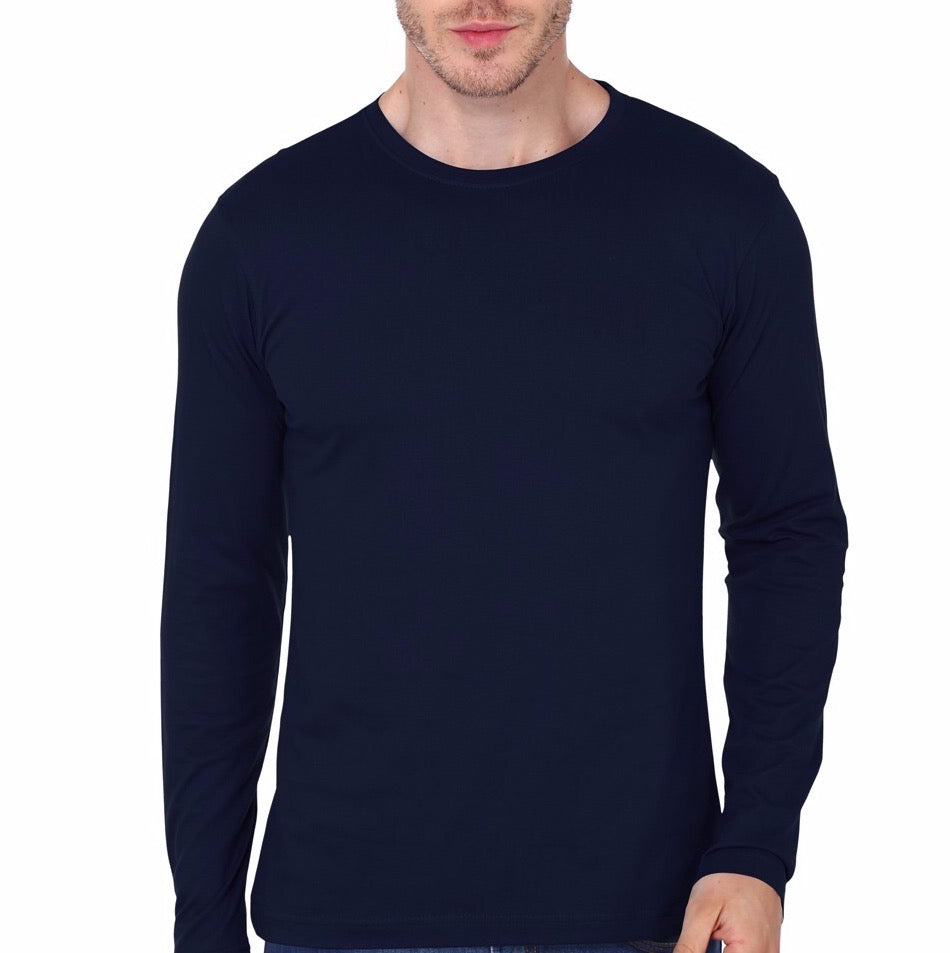 Plain Full Sleeve T-Shirt Hoodie, Sweatshirt | PureTeeCo.com
