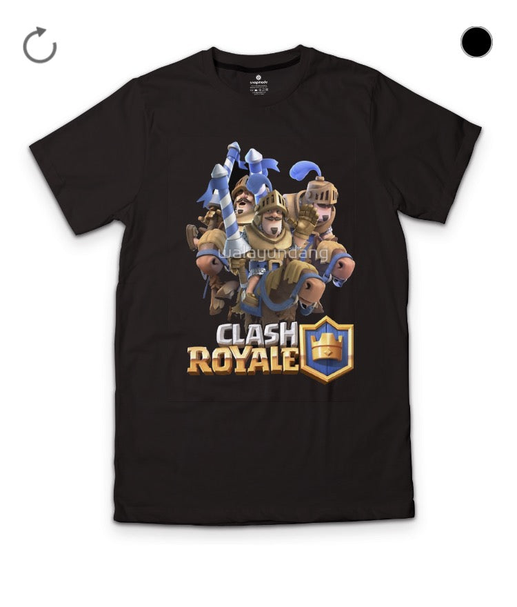 Clash Royale Black T-Shirt Style001 Hoodie, Sweatshirt | PureTeeCo.com