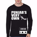 Punjab Black Full Sleeve T-Shirt Hoodie, Sweatshirt | PureTeeCo.com