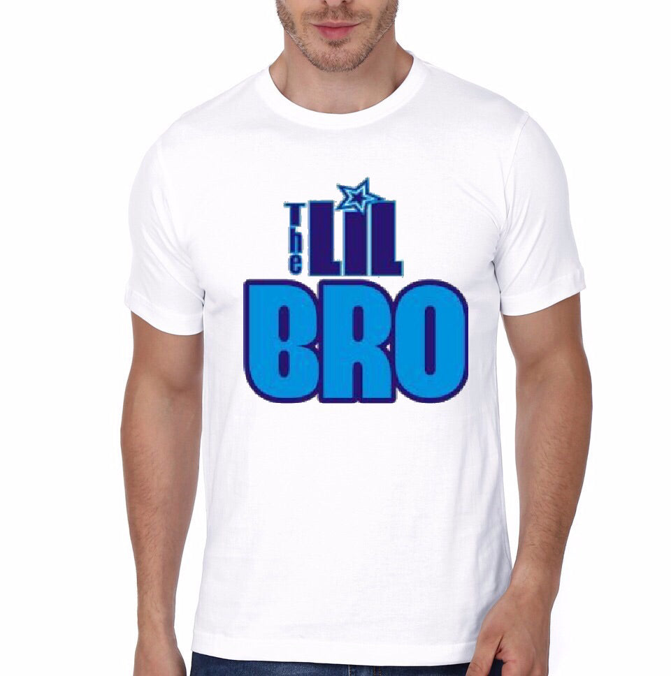 The Lil Bro White T-Shirt Hoodie, Sweatshirt | PureTeeCo.com