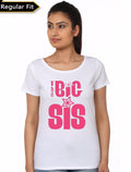 The Big Sis White Girls T-Shirt Hoodie, Sweatshirt | PureTeeCo.com