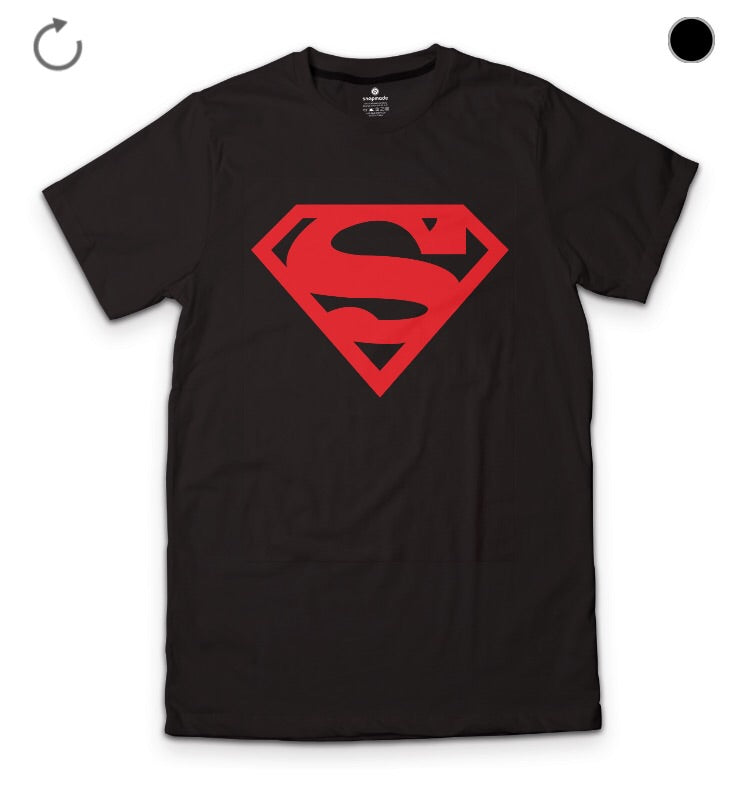Man Of Steel Black Tee Hoodie, Sweatshirt | PureTeeCo.com