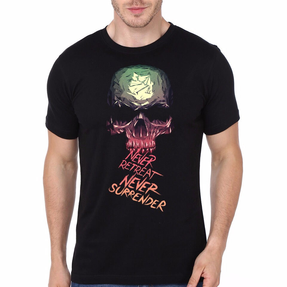 Never Retreat Never Surrender Black T-Shirt Hoodie, Sweatshirt | PureTeeCo.com