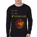 Targaryen Love Black Full Sleeve Tee Hoodie, Sweatshirt | PureTeeCo.com