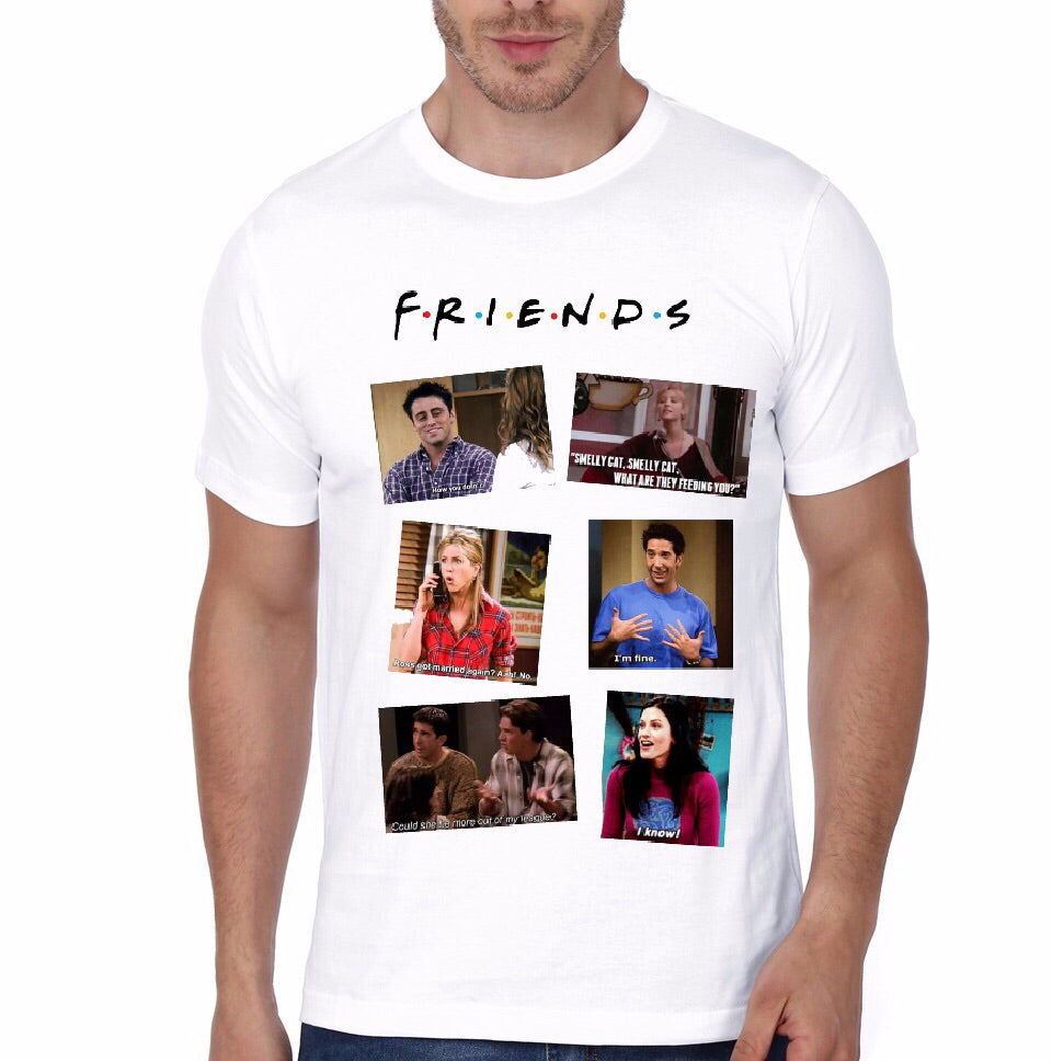 Friends White T-Shirt Style001 Hoodie, Sweatshirt | PureTeeCo.com