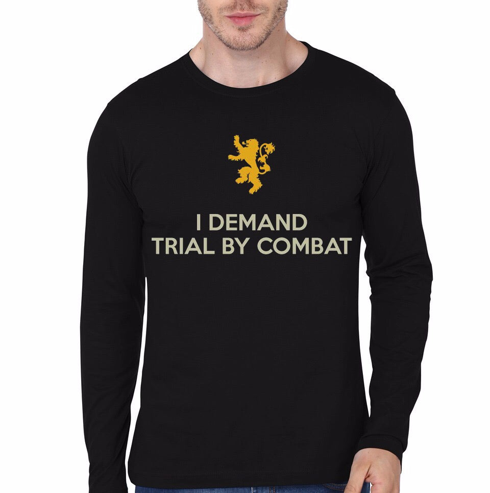 Trial By Combat Black Full T-Shirt Style001 Hoodie, Sweatshirt | PureTeeCo.com