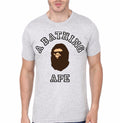 Bathing Ape Grey T-shirt Hoodie, Sweatshirt | PureTeeCo.com
