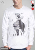 Ronadinho White Full Sleeve Tee Hoodie, Sweatshirt | PureTeeCo.com
