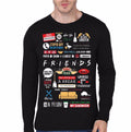 Friends Black Full Sleeve T-Shirt Style004 Hoodie, Sweatshirt | PureTeeCo.com