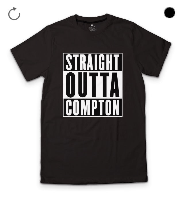 Straight Outta Compton Black T-Shirt Hoodie, Sweatshirt | PureTeeCo.com