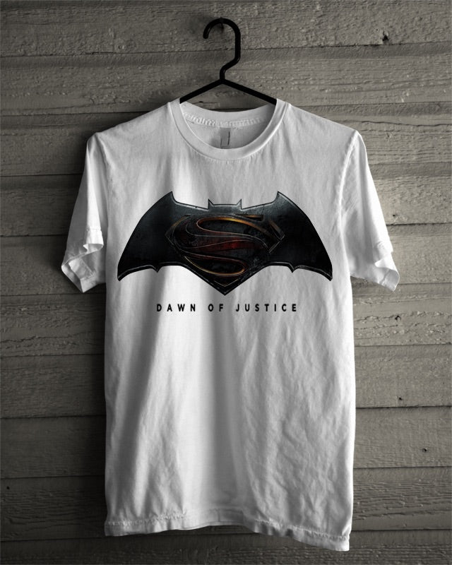 Dawn Of Justice White T-Shirt Hoodie, Sweatshirt | PureTeeCo.com