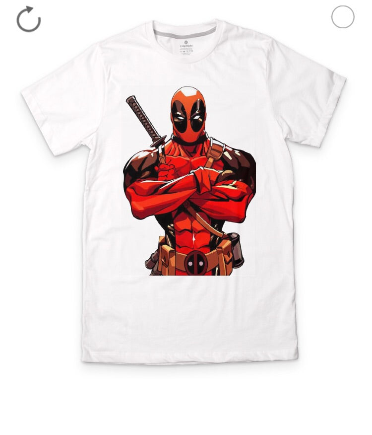 Deadpool White Tshirt Hoodie, Sweatshirt | PureTeeCo.com
