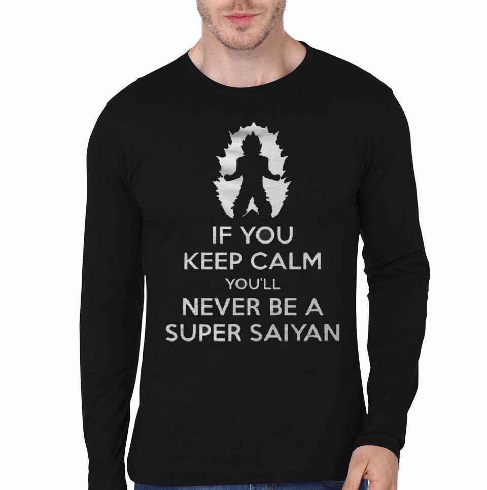 Super Saiyan Black Full Sleeve T-Shirt Hoodie, Sweatshirt | PureTeeCo.com