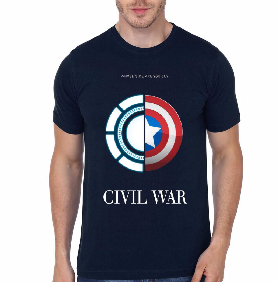 Civil War Navy Blue T-Shirt Hoodie, Sweatshirt | PureTeeCo.com