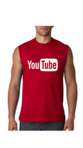 YouTube Red Sleeveless Tee Hoodie, Sweatshirt | PureTeeCo.com