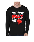 Hip Hop Black Full Sleeve T-Shirt Hoodie, Sweatshirt | PureTeeCo.com