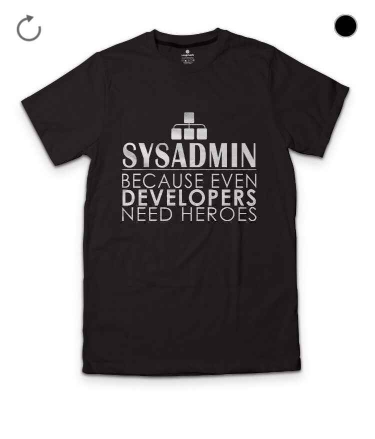 Sysadmin Black T-Shirt Style001 Hoodie, Sweatshirt | PureTeeCo.com