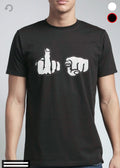 Middle Finger Black Tee Hoodie, Sweatshirt | PureTeeCo.com