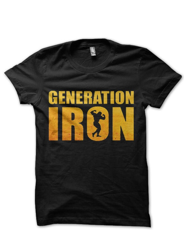 Generation Iron Black T-Shirt Hoodie, Sweatshirt | PureTeeCo.com