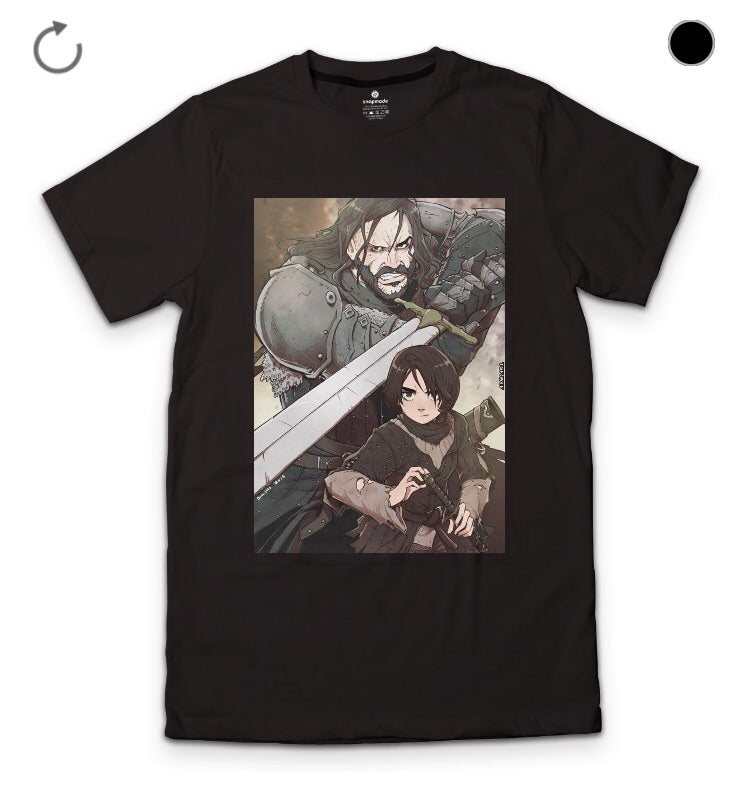 Arya And The Hound T-Shirt Hoodie, Sweatshirt | PureTeeCo.com