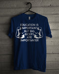 Big Muscles Navy Blue Tee Hoodie, Sweatshirt | PureTeeCo.com