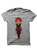 Sardar Ji Grey Tee Hoodie, Sweatshirt | PureTeeCo.com