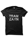 Team Zayn Black Tee Hoodie, Sweatshirt | PureTeeCo.com