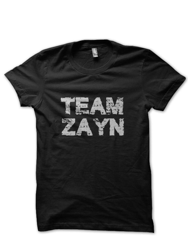 Team Zayn Black Tee Hoodie, Sweatshirt | PureTeeCo.com