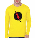 Reverse Flash Yellow Full Sleeve T-Shirt Hoodie, Sweatshirt | PureTeeCo.com