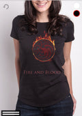 Fire And Blood Black Top T-Shirts, Hoodie, Sweatshirt | PureTeeCo.com