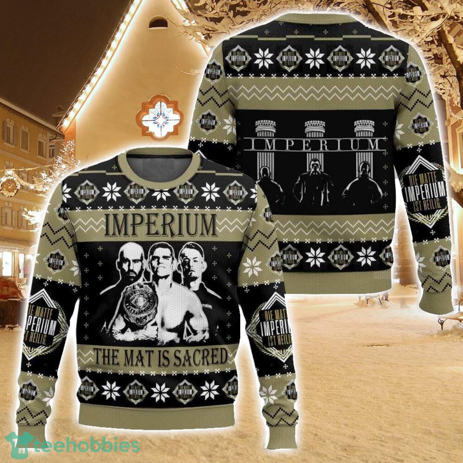 Imperium The Mat Is Sacred Gunther Ugly Christmas Sweater Holiday Sweater Christmas Gift For Family