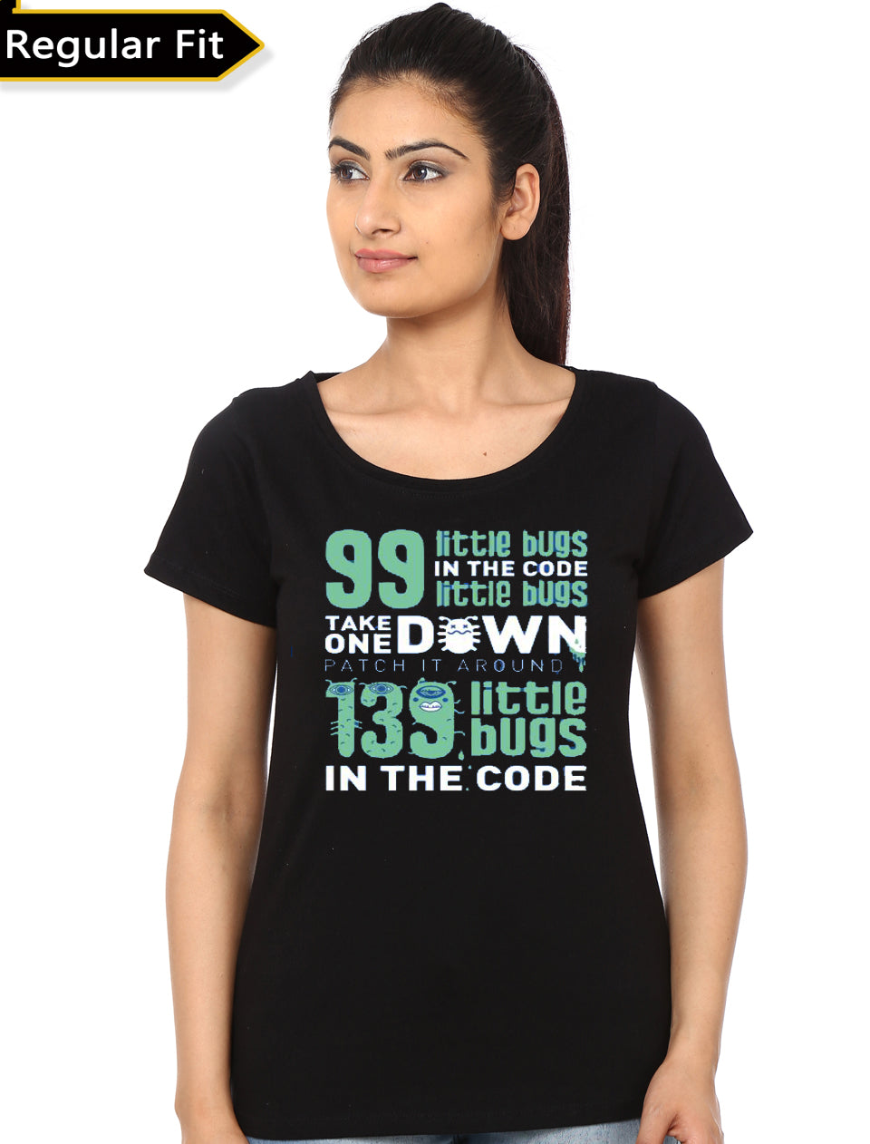 99 Little Bugs In The Code Girls T-Shirt Hoodie, Sweatshirt | PureTeeCo.com