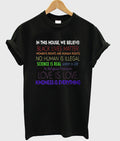 in this house we believe quotes t-shirt Hoodie, Sweatshirt | PureTeeCo.com