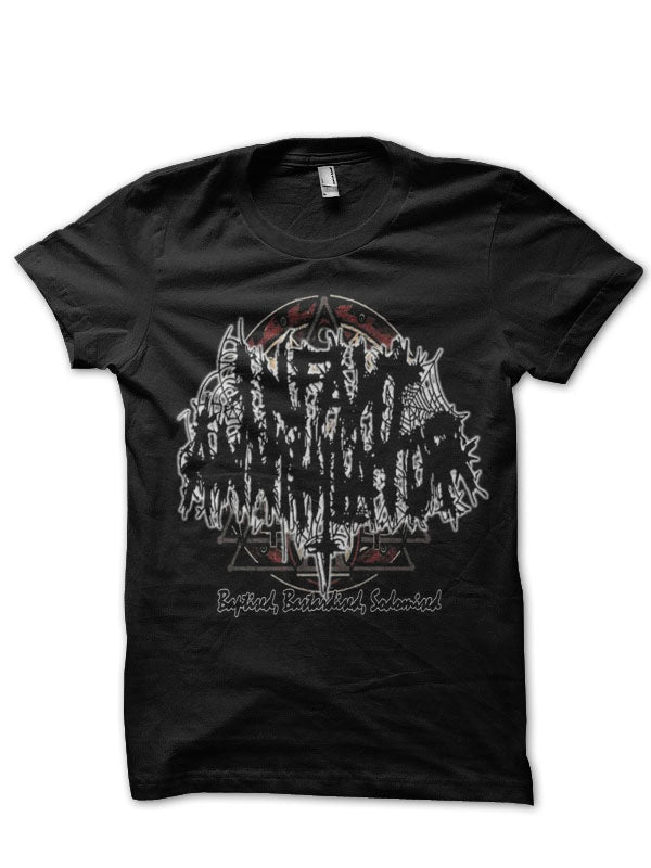 Infant Annihilator Half Black Sleeve T-Shirt Hoodie, Sweatshirt | PureTeeCo.com