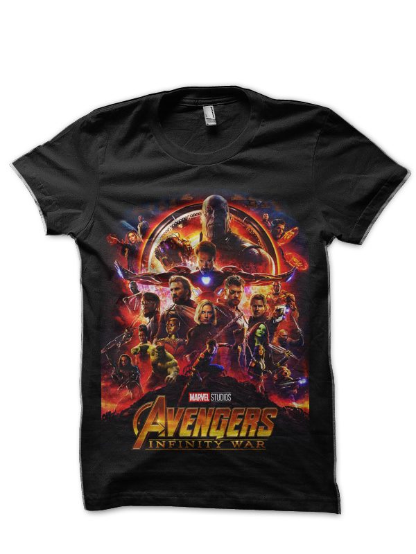 Infinity War Black T-Shirt Style001 Hoodie, Sweatshirt | PureTeeCo.com