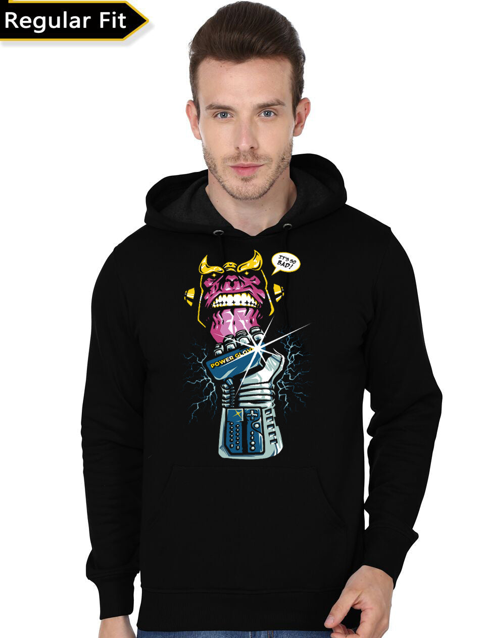 Infinity Gauntlet Power Glove Black Hoodie T-Shirts, Sweatshirt | PureTeeCo.com