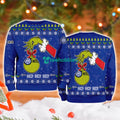 Inter Milan Grinch Hand Ugly Christmas Sweater 3D