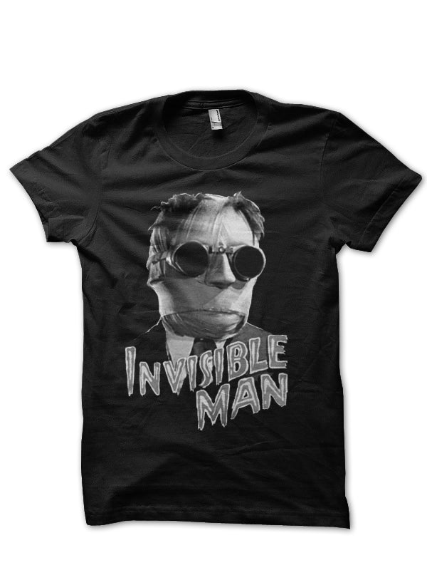 The Invisible Man Half Sleeve Black T-Shirt Style001 Hoodie, Sweatshirt | PureTeeCo.com