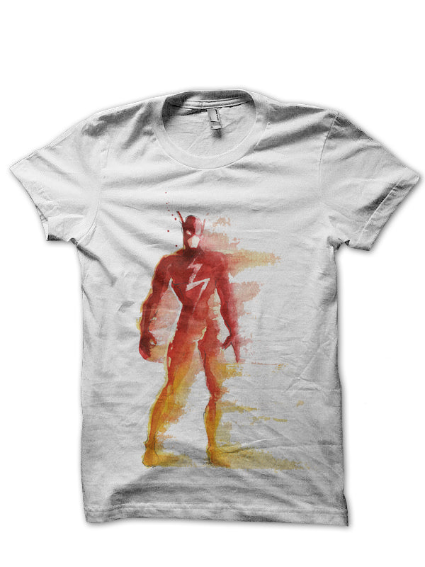 Flash White Tee Hoodie, Sweatshirt | PureTeeCo.com
