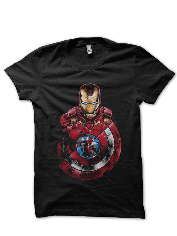 Civil War Black Tee Style002 Hoodie, Sweatshirt | PureTeeCo.com