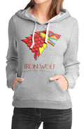 Iron Wolf Grey Girls Hoodie T-Shirts, Sweatshirt | PureTeeCo.com
