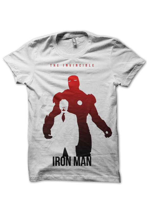Iron White Tee Hoodie, Sweatshirt | PureTeeCo.com