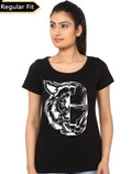 Iron Wolf Girls Black T-Shirt Hoodie, Sweatshirt | PureTeeCo.com
